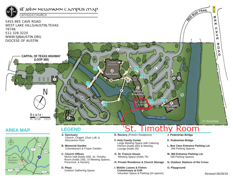 SJN Campus Map - St Timothy Room